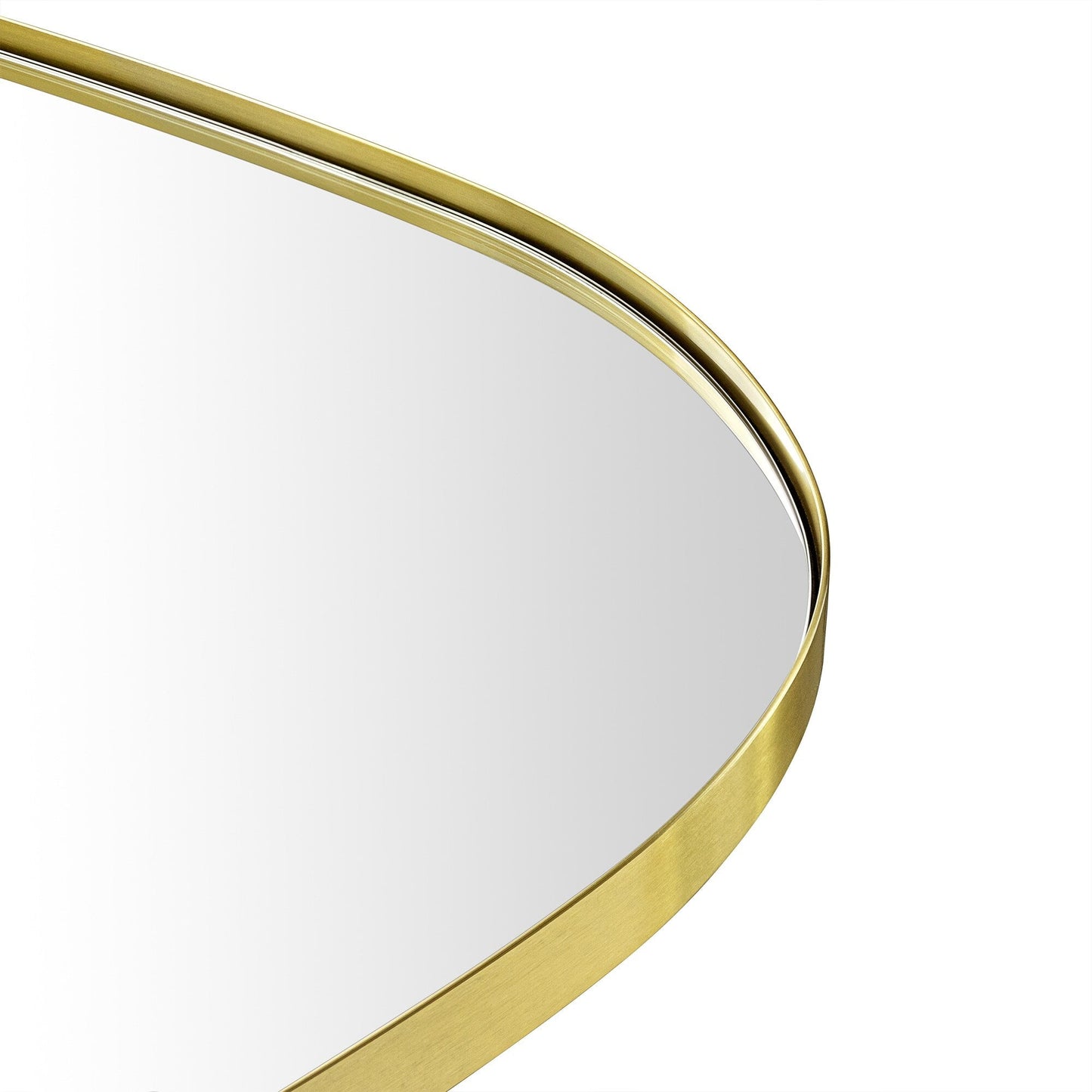 Miroir mural TEHOME Bertlinde, miroir de forme irrégulière pour salon