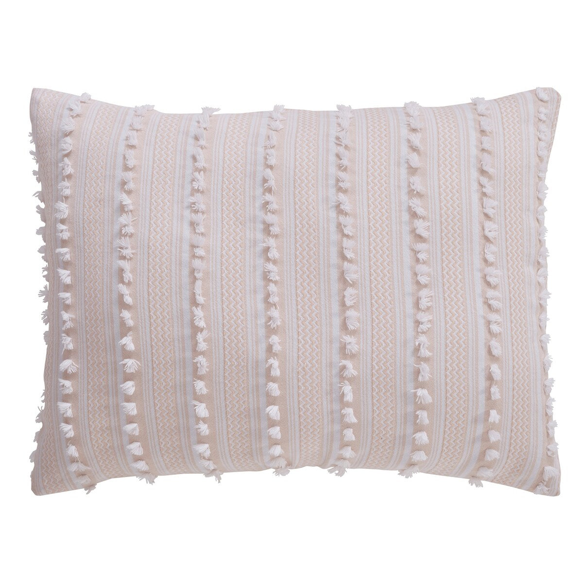 Parure de lit Angelique de Better Trends, 100 % coton, douce et moelleuse, en chenille à rayures élégantes. Lavable en machine et séchable en machine.
