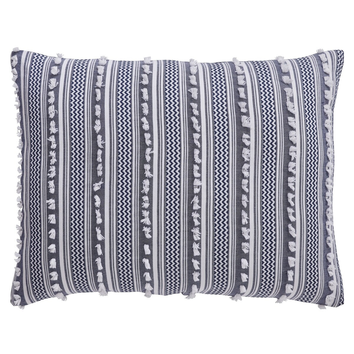 Parure de lit Angelique de Better Trends, 100 % coton, douce et moelleuse, en chenille à rayures élégantes. Lavable en machine et séchable en machine.