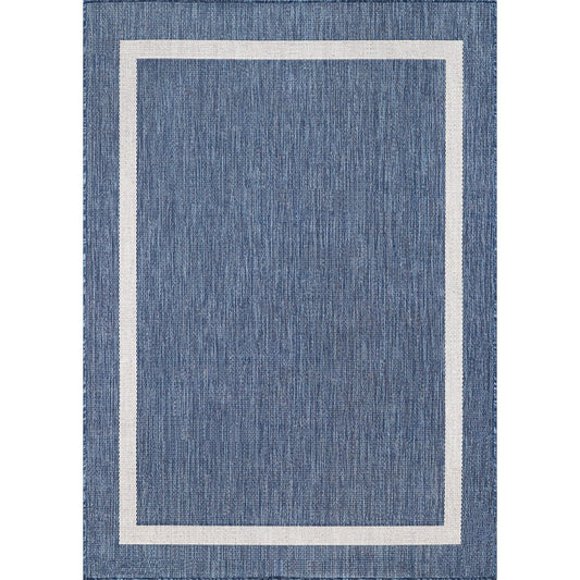 Tapis Beverly Rug moderne à bordures pour intérieur et extérieur, tapis d'extérieur pour patio, terrasse, porche