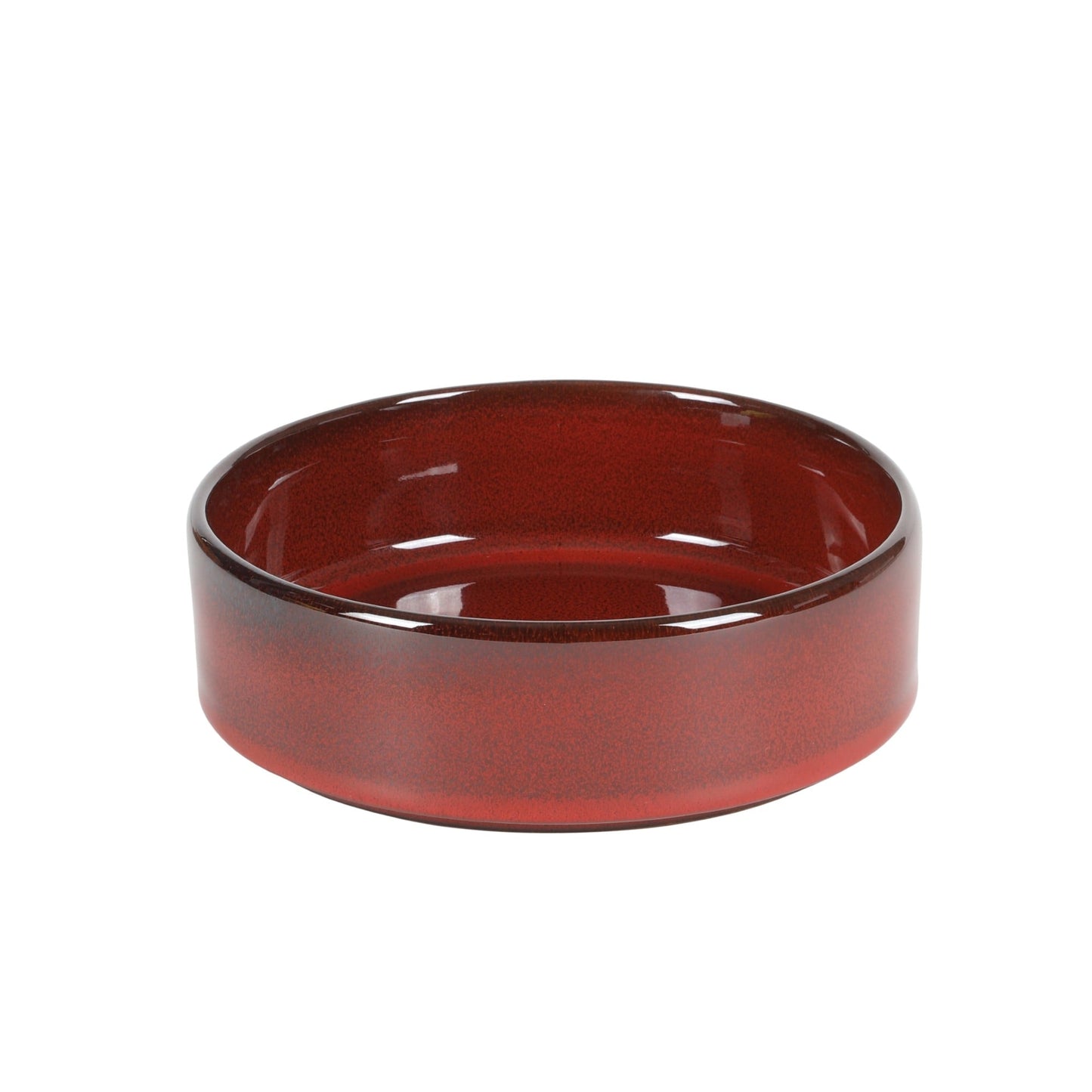 Service de table Bloomhouse Santorini Mist 16 pièces, assiettes et bols à double bol en terre cuite émaillée réactive