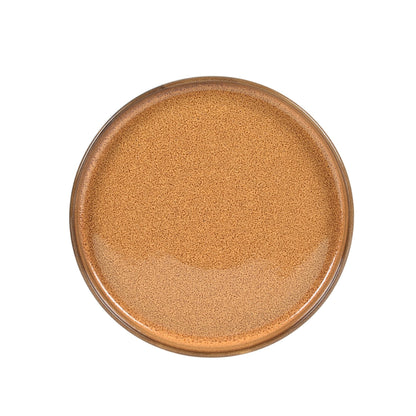 Service de table Bloomhouse Santorini Mist 16 pièces, assiettes et bols à double bol en terre cuite émaillée réactive