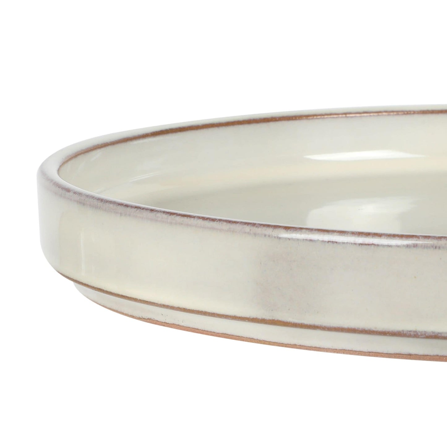 Service de table Bloomhouse Santorini Mist 16 pièces, assiettes et bols à double bol en terre cuite émaillée réactive