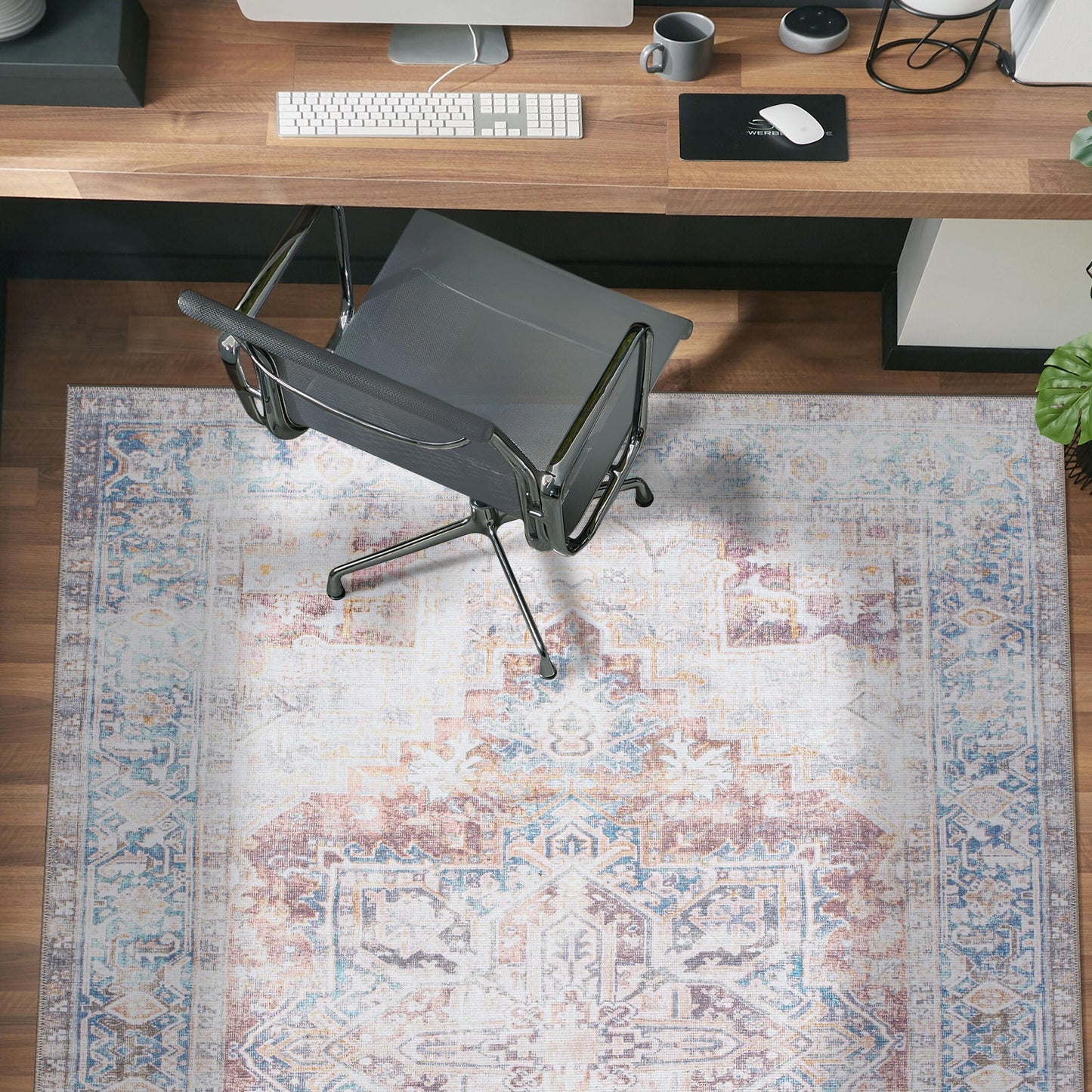 Tapis bohème vieilli lavable en machine