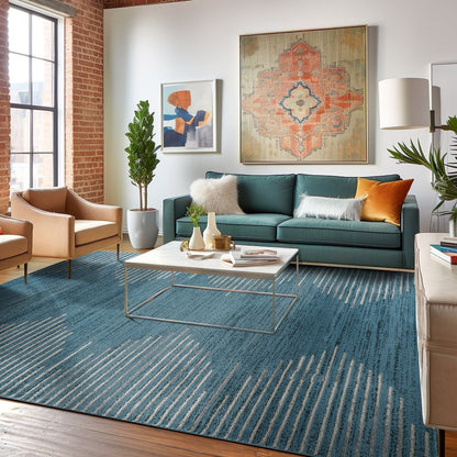 Tapis à rayures bohèmes