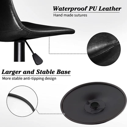 Tabourets de bar pivotants et réglables Bossin avec dossier – Hauteur comptoir