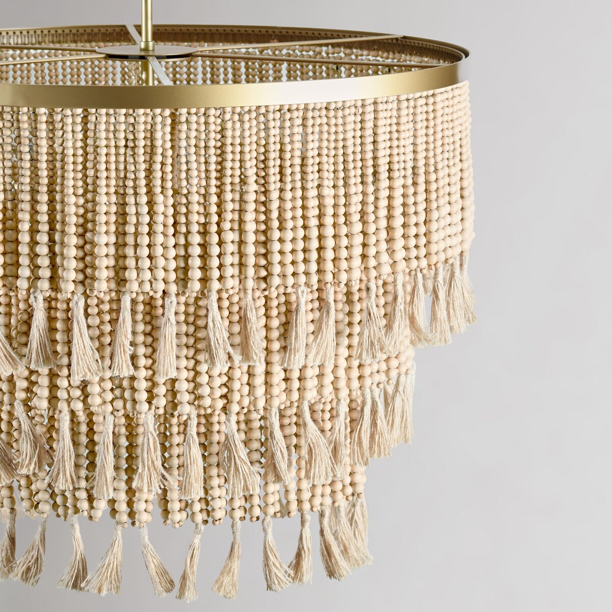 Lustre en perles naturelles Brittany par Kosas Home