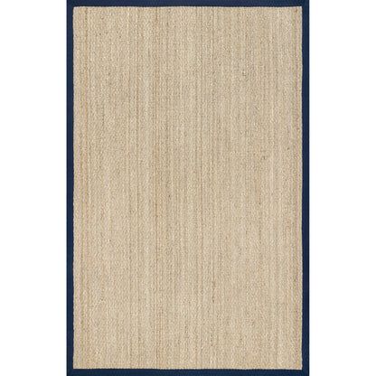 Tapis Nuloom Kiana Casual à bordure en jonc de mer
