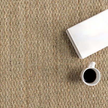 Tapis Nuloom Kiana Casual à bordure en jonc de mer