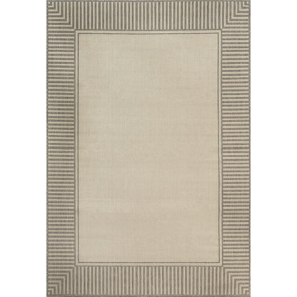 Tapis d'intérieur/extérieur Nuloom Leah Classic à bordures