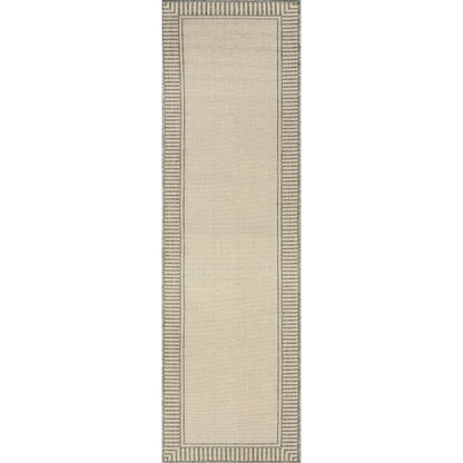 Tapis d'intérieur/extérieur Nuloom Leah Classic à bordures