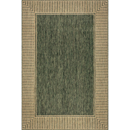 Tapis d'intérieur/extérieur Nuloom Leah Classic à bordures