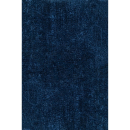 Tapis à poils longs Nuloom Loni SuperiorWash uni, lavable en machine