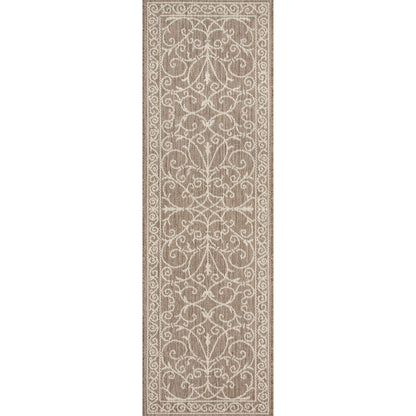 Tapis d'intérieur/extérieur traditionnel Nuloom Kathleen