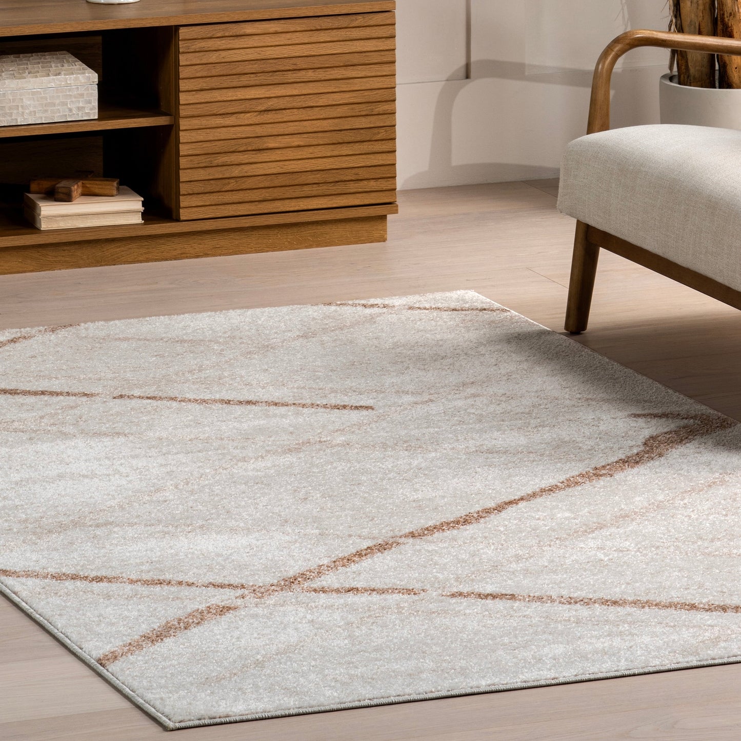 Tapis de sol abstrait moderne Nuloom Skylar
