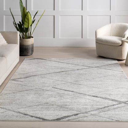 Tapis de sol abstrait moderne Nuloom Skylar