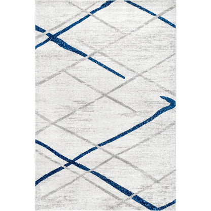 Tapis de sol abstrait moderne Nuloom Skylar