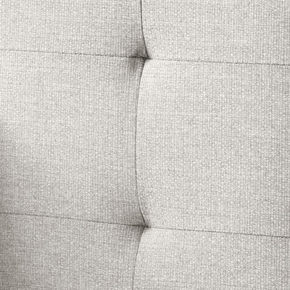 Tête de lit capitonnée réglable Brookside Kaylee, motif carré et losange