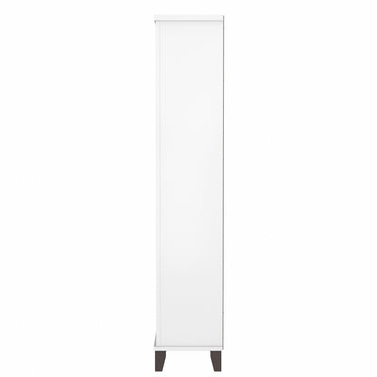 Bibliothèque haute à 5 étagères Bush Furniture Somerset avec tablettes réglables