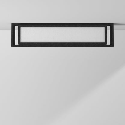 Lavery Camden Square Lampe de salle de bain 3 lumières en verre vieilli au charbon et bullé