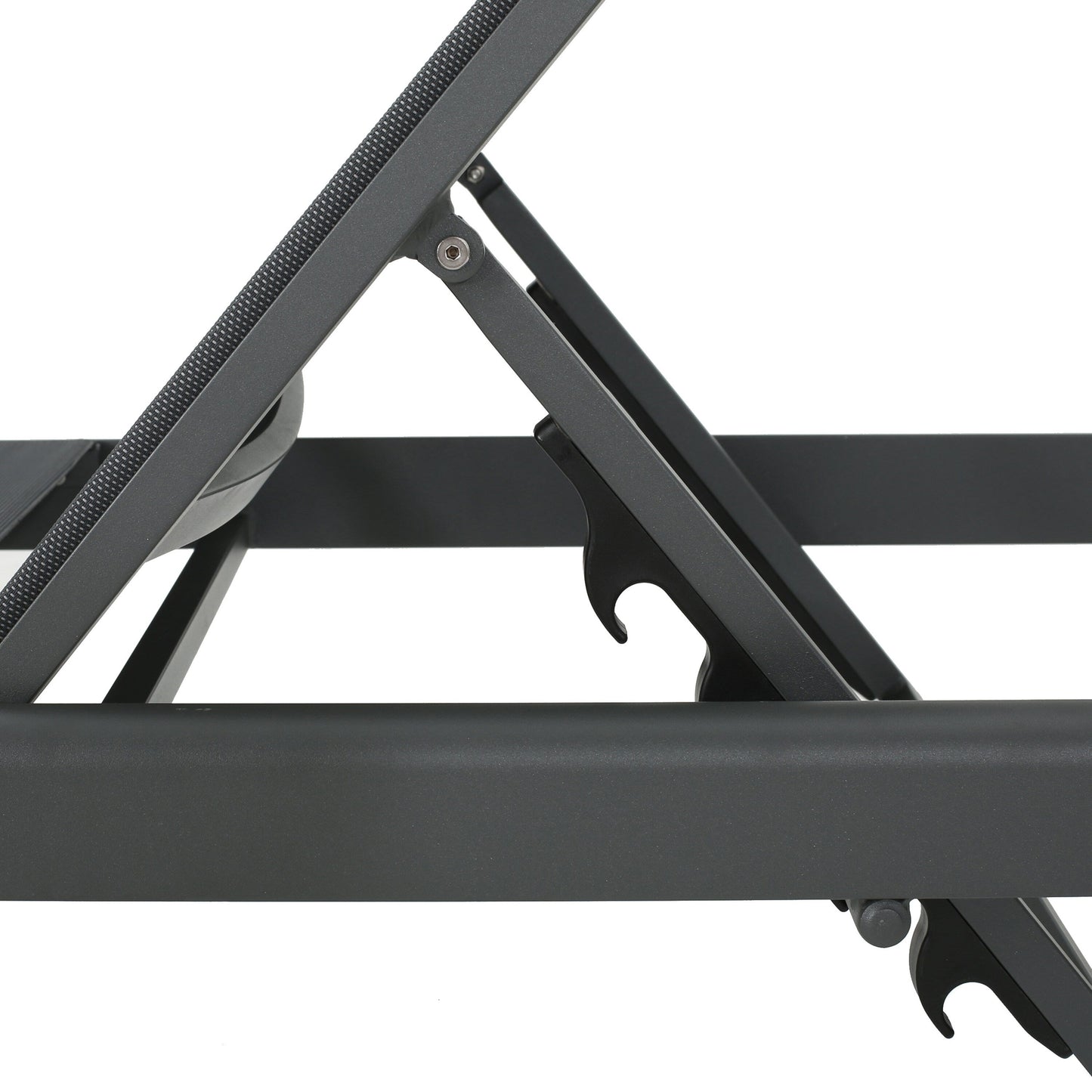 Chaise longue d'extérieur en aluminium Cape Coral (lot de 2) par Christopher Knight Home - 77,56 po x 25,20 po x 11,80 po