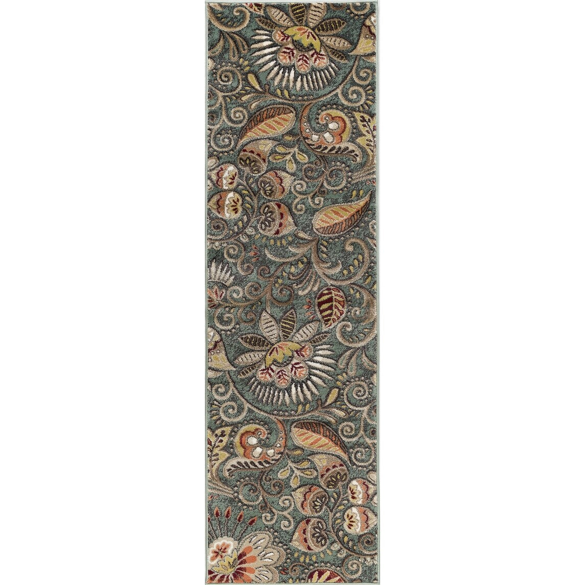 Tapis d'intérieur Caprice style moderne du milieu du siècle à motif floral