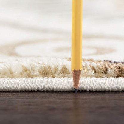 Tapis d'intérieur Caprice style moderne du milieu du siècle à motif floral