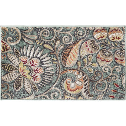 Tapis d'intérieur Caprice style moderne du milieu du siècle à motif floral