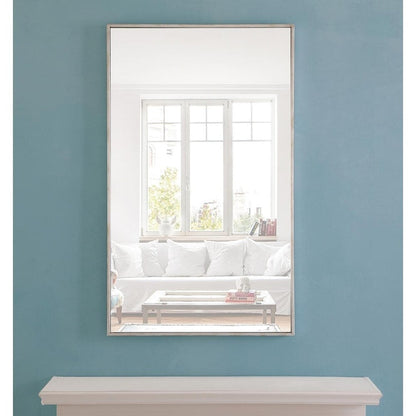 Miroir rectangulaire à cadre métallique Carson Carrington Salsnas