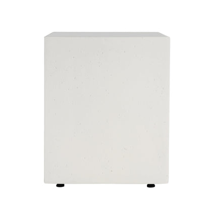 Christopher Knight Home - Table d'appoint d'extérieur en béton léger Aidan avec support pour réservoir