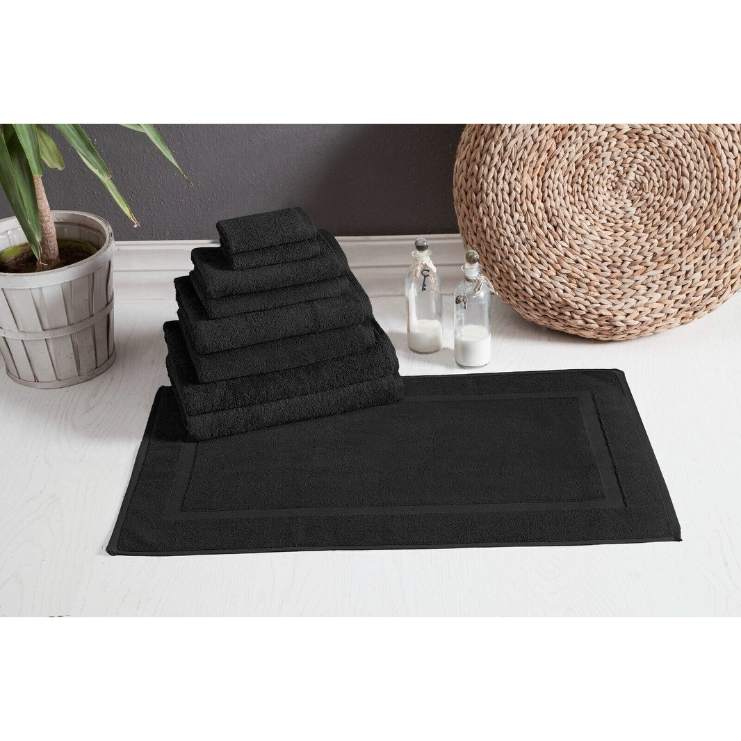 Ensemble de serviettes CTT 100 % coton turc, 8 ou 9 pièces, séchage rapide et absorbantes