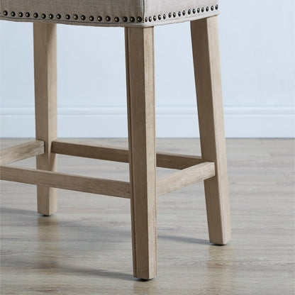 Tabourets de comptoir sans dossier à assise en selle Gray Barn Barish (lot de 2)