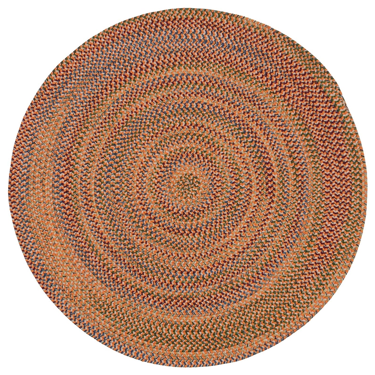 Tapis rond tressé rustique Worley de Colonial Mills