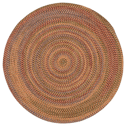 Tapis rond tressé rustique Worley de Colonial Mills