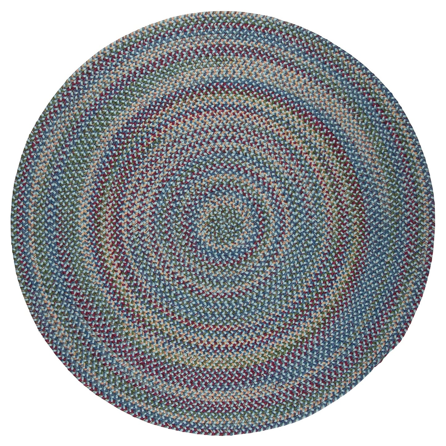 Tapis rond tressé rustique Worley de Colonial Mills