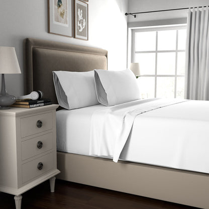 Ensemble de draps Color Sense 800TC en mélange de coton de luxe infroissable