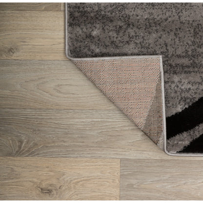 Tapis contemporain à motif de cercles abstraits, collection World Rug Gallery