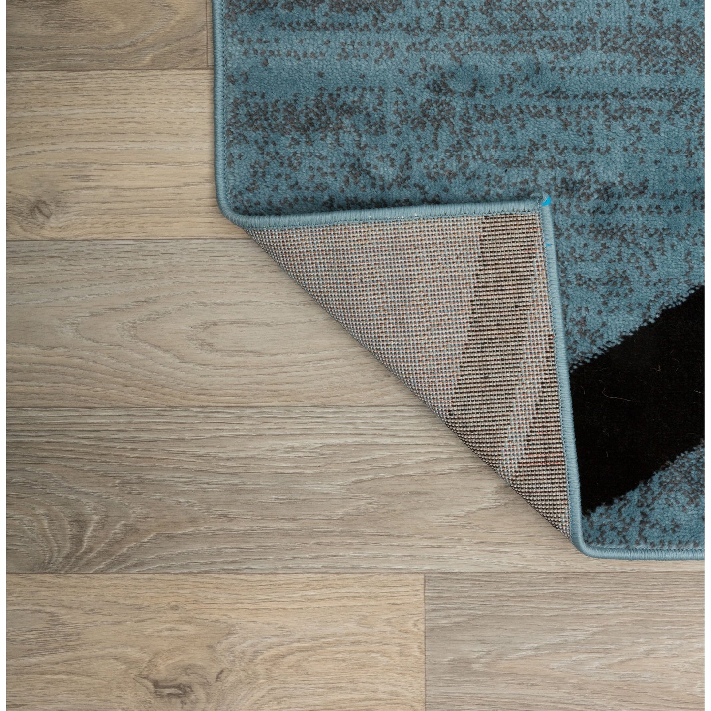 Tapis contemporain à motif de cercles abstraits, collection World Rug Gallery