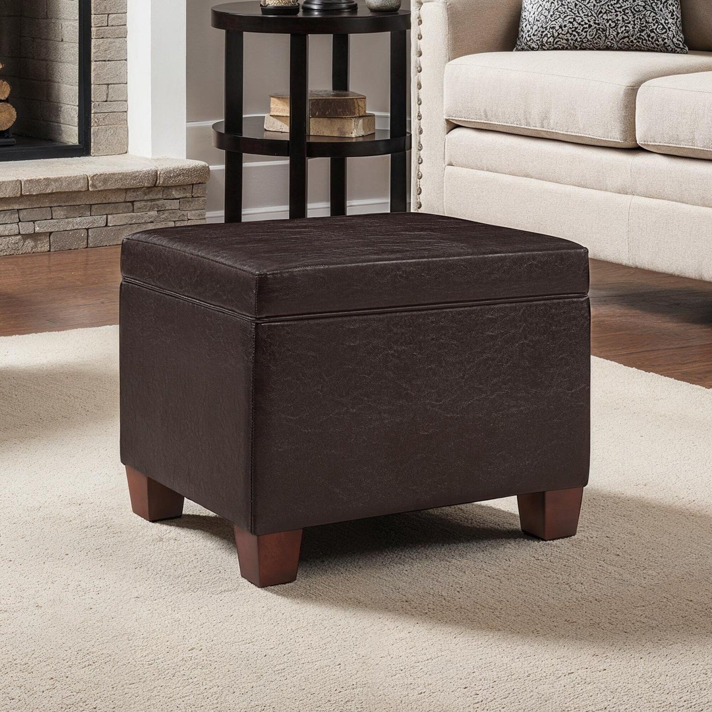 Pouf de rangement Madison de Convenience Concepts