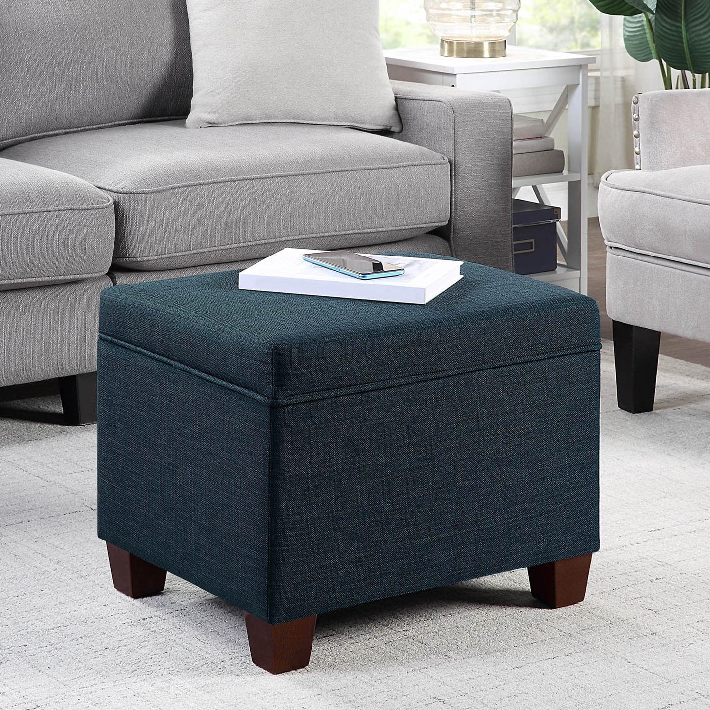 Pouf de rangement Madison de Convenience Concepts