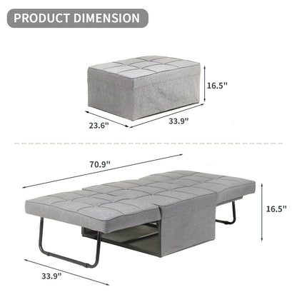 Canapé-lit convertible, canapé-lit, fauteuil inclinable, ottoman, pliable, pour salon