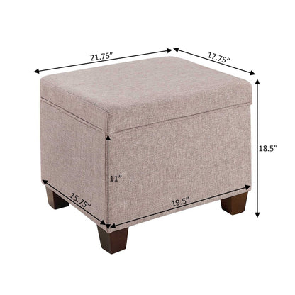 Pouf de rangement Madison de Convenience Concepts
