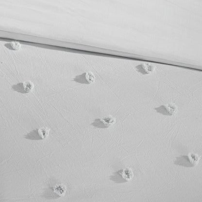 Parure de lit Intelligent Design en coton jacquard maïs avec taies d'oreiller carrées et coussins décoratifs