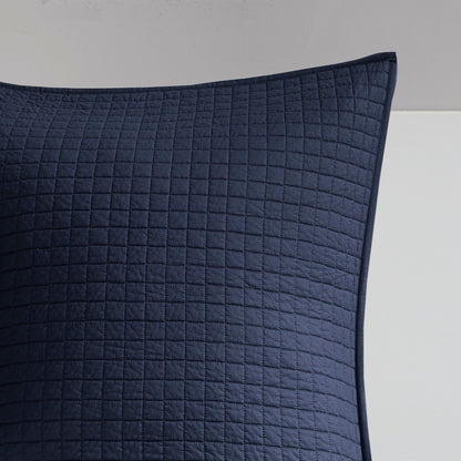 Parure de lit Intelligent Design en coton jacquard maïs avec taies d'oreiller carrées et coussins décoratifs