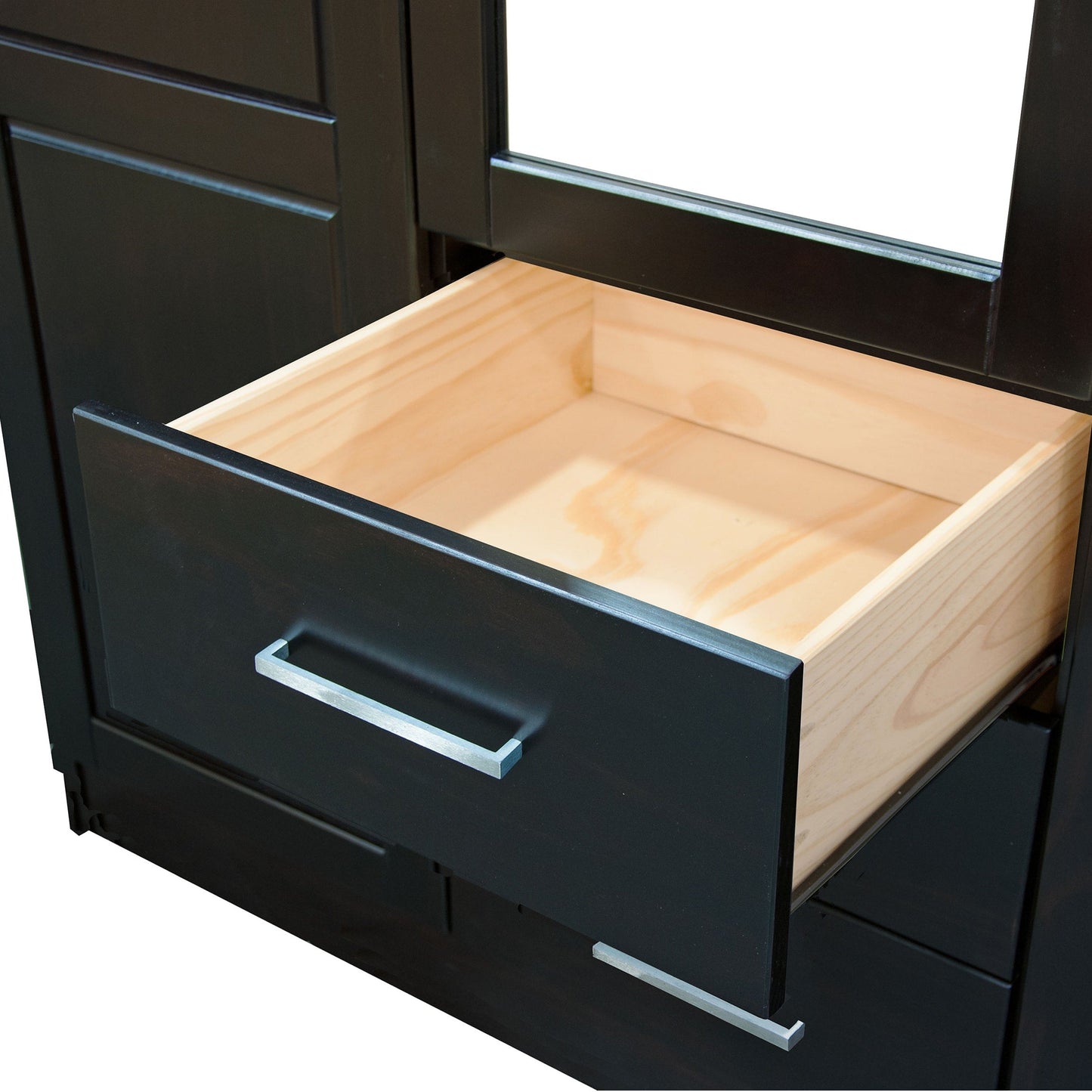 Armoire-penderie Palace Imports Cosmo 3 portes, 100 % bois massif, avec portes en bois massif ou miroir