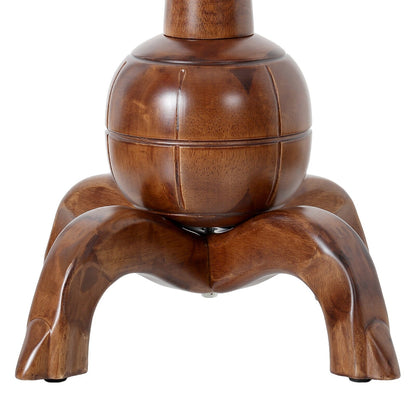 Porte-manteau autoportant en bois d'hévéa avec 8 crochets - 24,5 cm (L) x 70,87 cm (H)