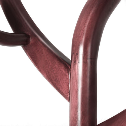 Porte-manteau autoportant en bois d'hévéa avec 8 crochets - 24,5 cm (L) x 70,87 cm (H)