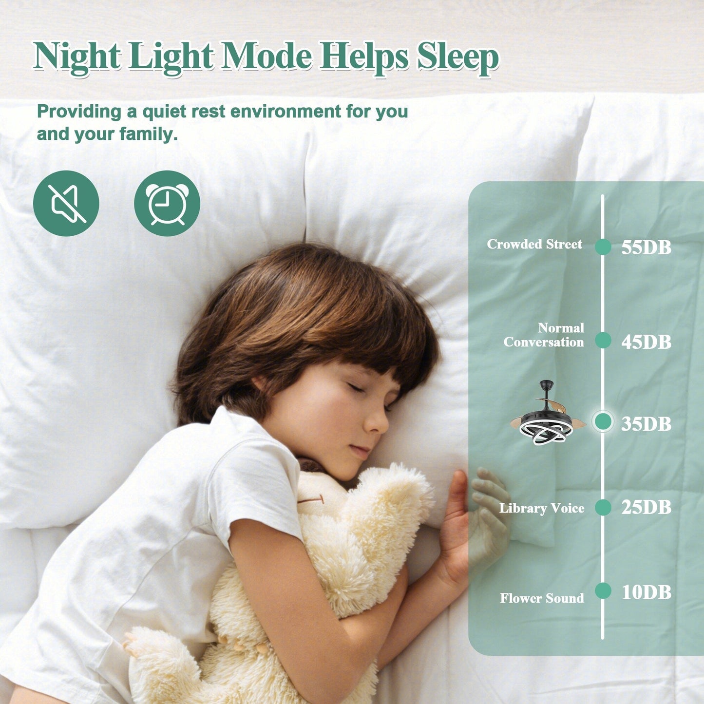 Ventilateur de plafond rétractable Cusp Barn 42 avec lumières et télécommande DIY Forme Fandelier Moderne Silencieux Moteur CC Plafonnier LED