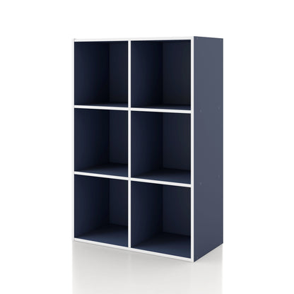 DH BASIC Système de rangement moderne en bois personnalisable et empilable - Étagères cubiques, armoire à tiroirs, bibliothèque avec portes par Denhour