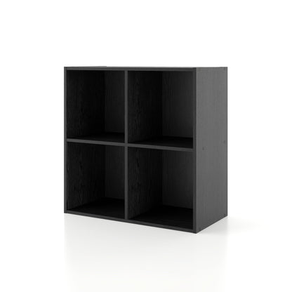 DH BASIC Système de rangement moderne en bois personnalisable et empilable - Étagères cubiques, armoire à tiroirs, bibliothèque avec portes par Denhour